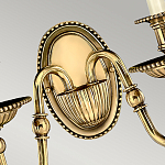 Бра с 2-мя бежевыми абажурами в классическом стиле Hinkley варинант исполнения - 5 | Loft Concept в Липецке