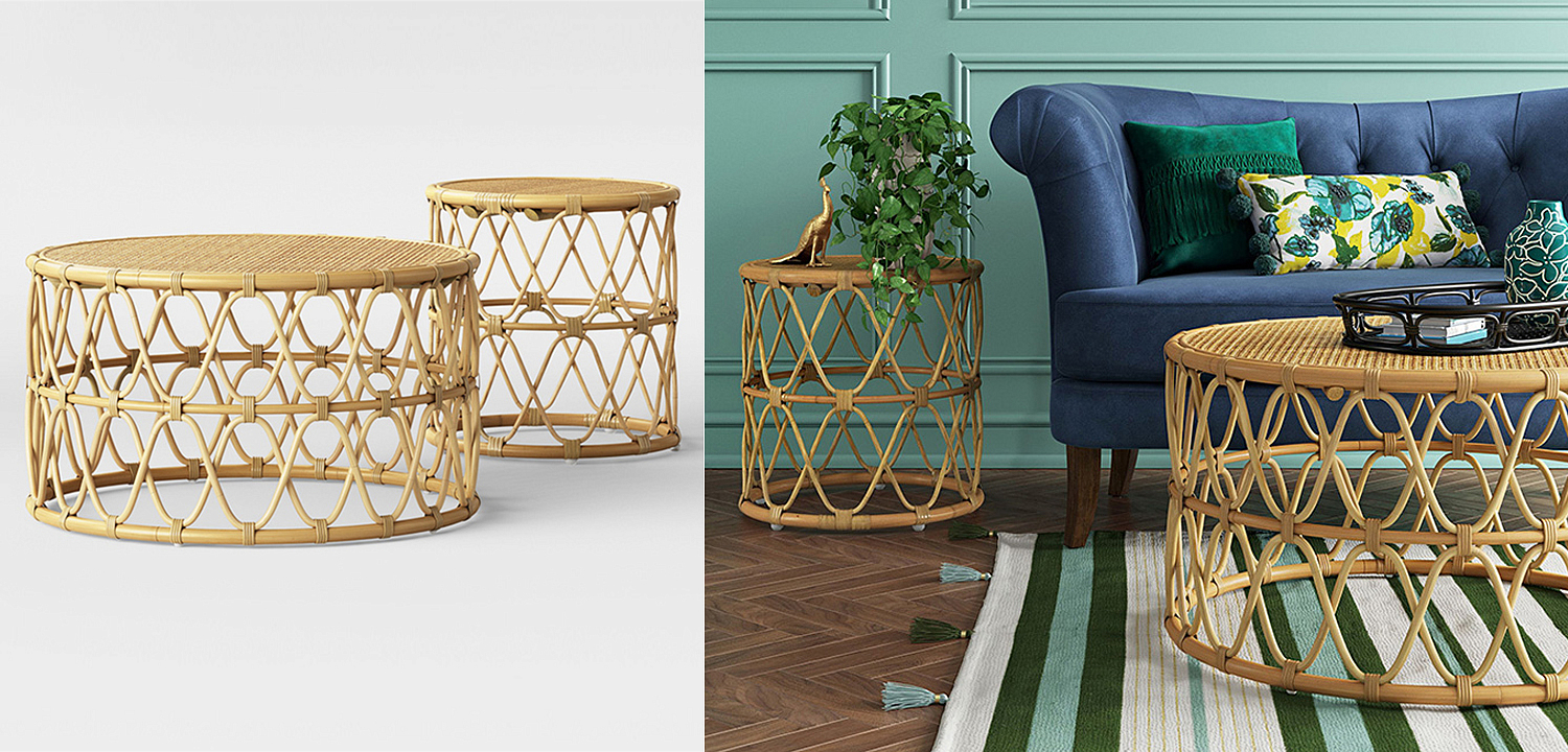 Приставной стол Lotta Wicker Table Приставной стол Lotta Wicker Table - Loft-Concept в Липецке