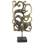 Маска ручной работы деревянная резная Mask Abstraction варинант исполнения - 1 | Loft Concept в Липецке