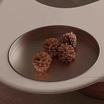 Журнальный столик фигурный со стеклянной столешницей Table Drop варинант исполнения - 6 | Loft Concept в Липецке