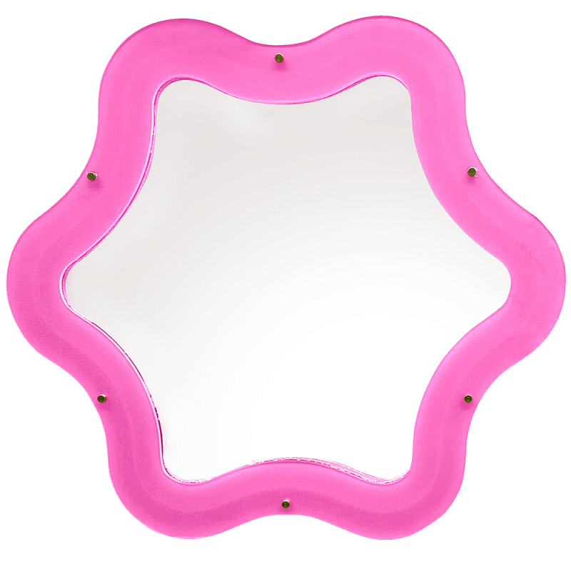 Зеркало Seletti Tiny Flower Розовый Зеркало Seletti Tiny Flower Розовый в Липецке | Loft Concept