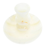 Подсвечник в виде чаши из натурального камня оникс Stone Candlestick варинант исполнения - 2 | Loft Concept в Липецке