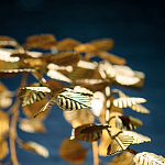 Люстра золотая с декором в виде веток эвкалипта Eucalyptus Branches варинант исполнения - 6 | Loft Concept в Липецке