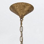 Люстра подвесная с круглыми дисками из серого фактурного стекла с белым матовым шаром внутри Quintiesse варинант исполнения - 4 | Loft Concept в Липецке