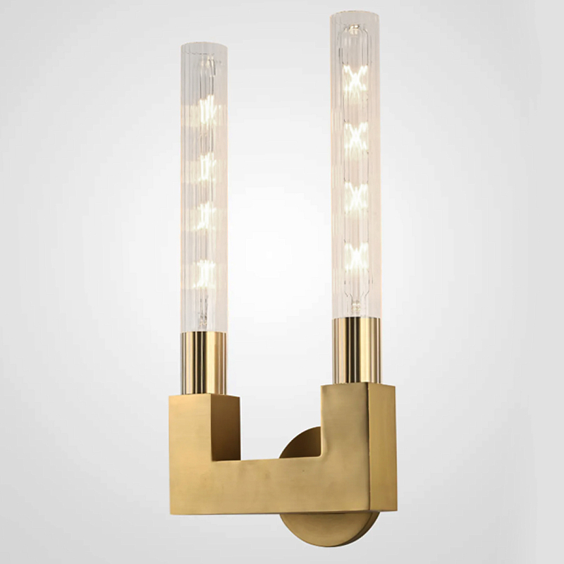 Бра CANELLE wall lamp DOUBLE Sconces Латунь в Липецке | Loft Concept 