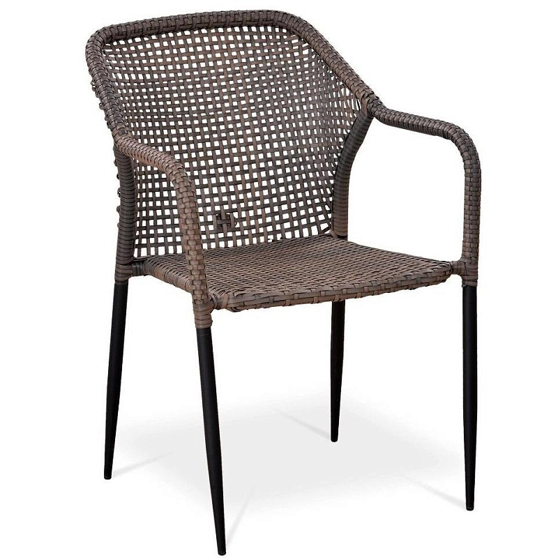 Стул Rottan stool beige Коричневый Черный Стул Rottan stool beige Коричневый Черный в Липецке | Loft Concept