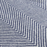 Плед из шерсти мериноса темно-синего цвета 130×180 см Indigo Waves варинант исполнения - 2 | Loft Concept в Липецке