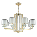 Люстра с 8-ю цилиндрическими плафонами из стекла Laurent варинант исполнения - 5 | Loft Concept в Липецке