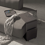 Stolik 90 Журнальный столик из шпона ясеня с чёрной эмалью варинант исполнения - 2 | Loft Concept в Липецке