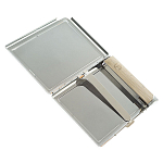 Портсигар с газовой зажигалкой из натурального камня Яшма Змеиная Stone Cigarettes Cases варинант исполнения - 3 | Loft Concept в Липецке