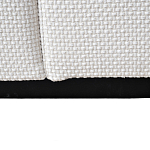 Дизайнерское кресло мягкое с обивкой из рогожки кремового цвета Decoration of Everything варинант исполнения - 3 | Loft Concept в Липецке