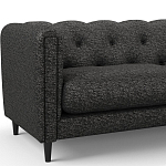 Мебельная ткань Шенилл темно-серый цвет 138 см T4-40 варинант исполнения - 4 | Loft Concept в Липецке