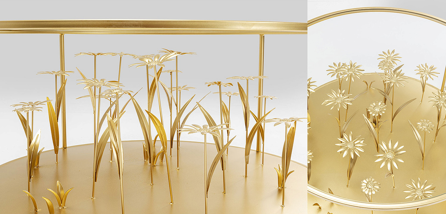 Кофейный стол Golden Flowers Кофейный стол Golden Flowers - Loft-Concept в Липецке