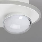 Бра овальной формы белого цвета с 2-мя лампами Lunar Pebbles варинант исполнения - 6 | Loft Concept в Липецке