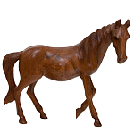 Статуэтка из дерева суар дикая лошадь Wild Horses варинант исполнения - 3 | Loft Concept в Липецке