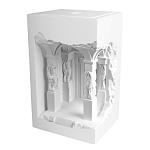 Встраиваемый в стену гипсовый светильник под покраску с колоннами и арками в античном стиле Antiquity Athena варинант исполнения - 2 | Loft Concept в Липецке