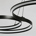 Люстра подвесная светодиодная в виде волнообразной ленты Ribbon Vortex варинант исполнения - 11 | Loft Concept в Липецке