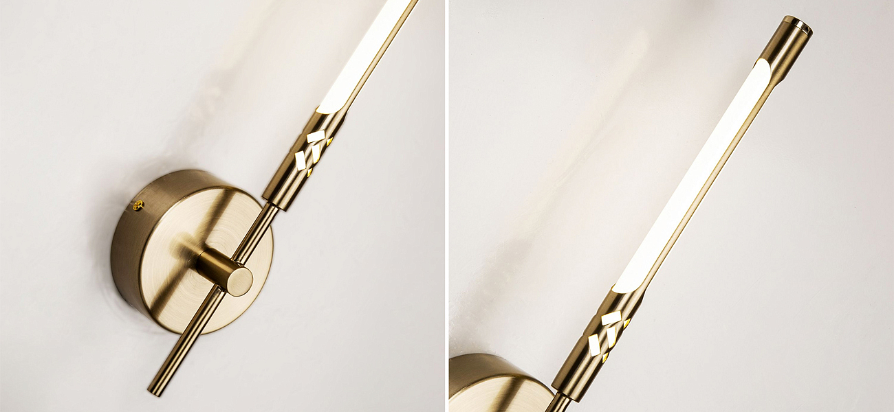 Бра Цвета золота Glowing Flute Бра Цвета золота Glowing Flute - Loft-Concept в Липецке