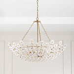 Люстра декорированная цветами из стекла Lightness of Flowers варинант исполнения - 2 | Loft Concept в Липецке