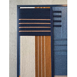 Панно из шнура Синяя геометрическая абстракция wall panel line Blue варинант исполнения - 3 | Loft Concept в Липецке