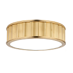 Потолочный светильник с гофрированным абажуром цвета латунь Millennium варинант исполнения - 1 | Loft Concept в Липецке