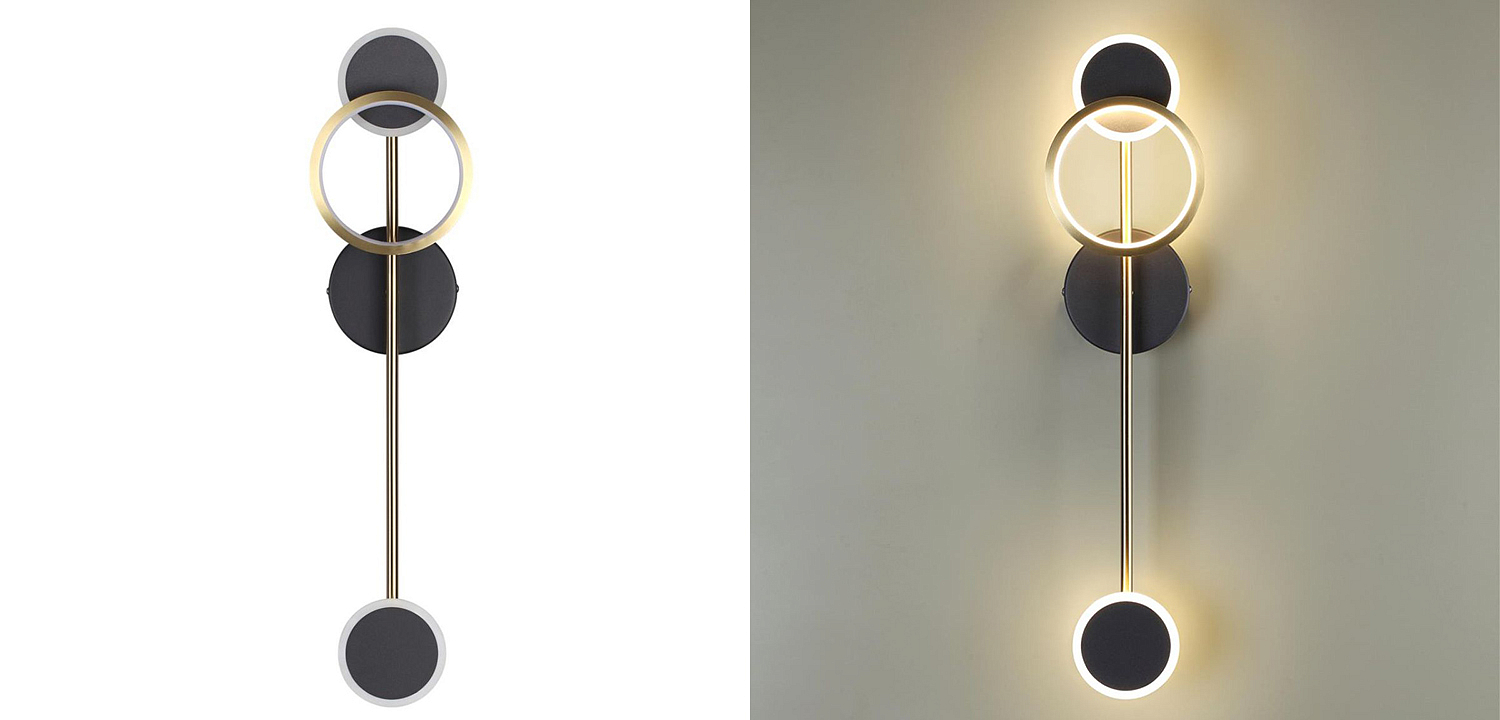 Бра Bendik Gold Ring Wall lamp A Бра Bendik Gold Ring Wall lamp A - Loft-Concept в Липецке