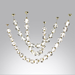 Подвесной светильник из прозрачных шаров Bubbles Bocci варинант исполнения - 3 | Loft Concept в Липецке