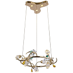 Люстра с хрустальными плафонами и декором Alvere Crystal Chandelier 6 варинант исполнения - 2 | Loft Concept в Липецке