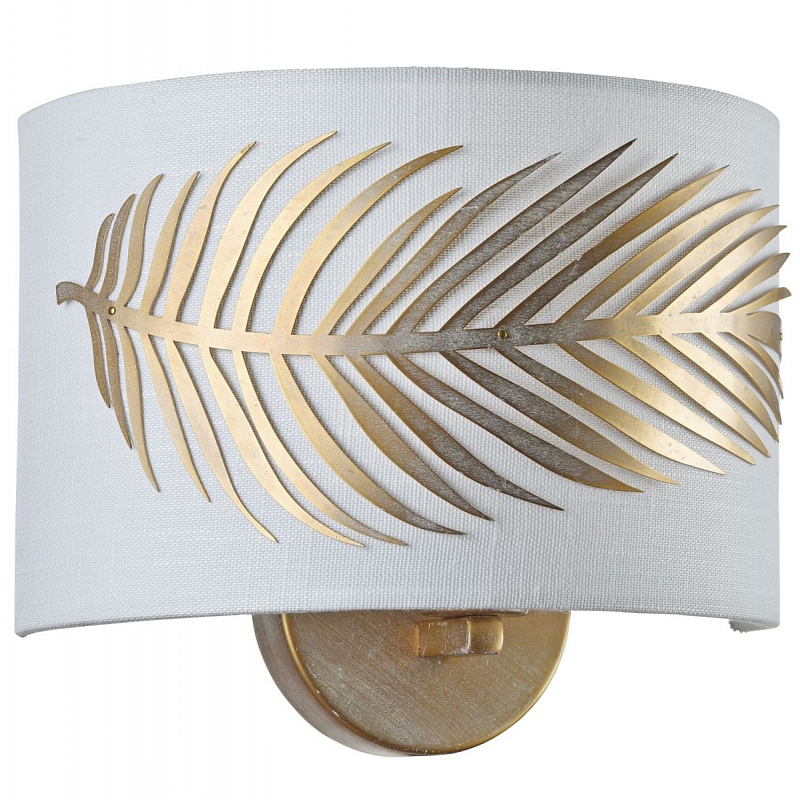 Бра Golden Feather Sconces Золотой Белый Бра Golden Feather Sconces Золотой Белый в Липецке | Loft Concept