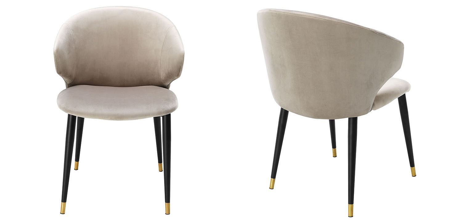 Стул Eichholtz DINING CHAIR VOLANTE beige Стул Eichholtz DINING CHAIR VOLANTE beige - Loft-Concept в Липецке