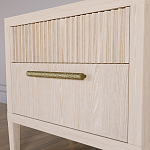 Прикроватная Тумбочка Primo с двумя ящиками Светлый дуб варинант исполнения - 4 | Loft Concept в Липецке