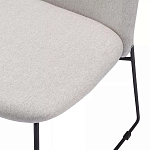 Стул мягкий светло-серый Chair Gray Runners варинант исполнения - 7 | Loft Concept в Липецке