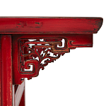 Деревянная консоль в китайском стиле с 2-мя ящиками с резным декором красная Yan Chinese Console Table варинант исполнения - 3 | Loft Concept в Липецке