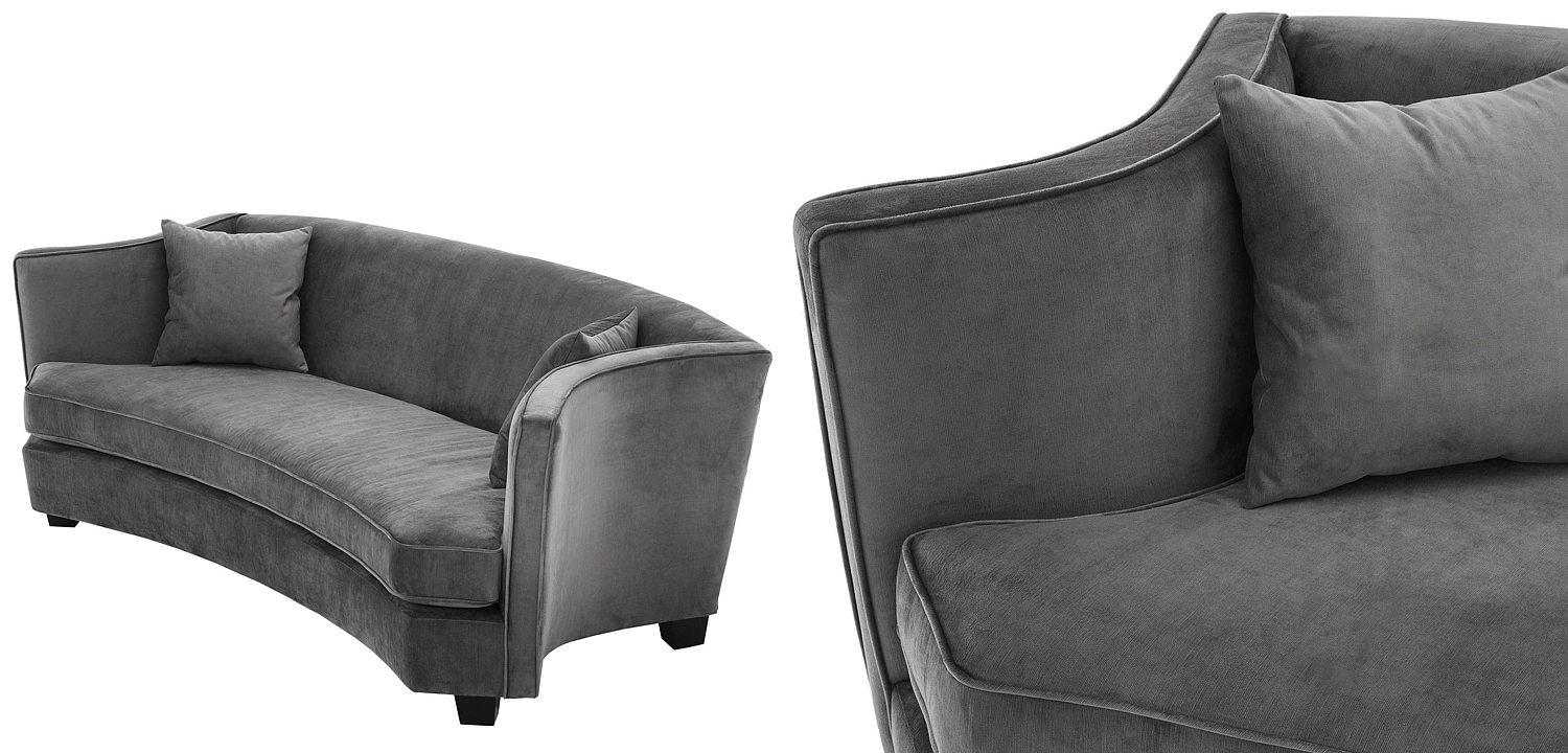 Диван Eichholtz Sofa Jiulietta Grey 3 Диван Eichholtz Sofa Jiulietta Grey 3 - Loft-Concept в Липецке