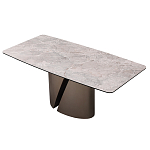 Стол обеденный керамический серый Servorios варинант исполнения - 3 | Loft Concept в Липецке