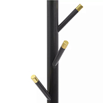 Напольная вешалка чёрная с золотистыми элементами Branches Hangers варинант исполнения - 1 | Loft Concept в Липецке