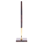 Ручка шариковая на подставке из натурального камня Обсидиан Stone Pens варинант исполнения - 1 | Loft Concept в Липецке