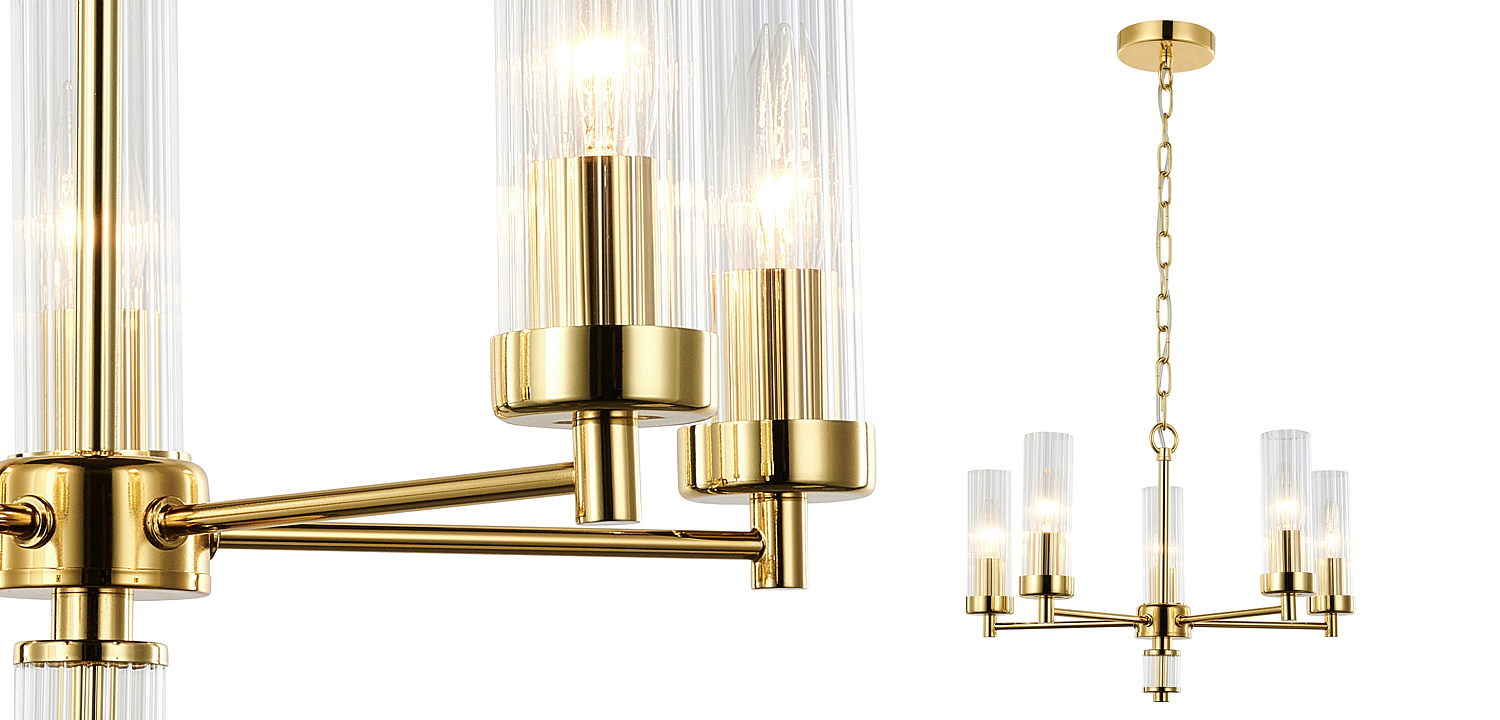 Люстра Jeanette Chandelier Gold 46 Люстра Jeanette Chandelier Gold 46 - Loft-Concept в Липецке