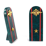 Сувенир Погон МВД из натурального камня змеевик Souvenir Epaulets варинант исполнения - 5 | Loft Concept в Липецке
