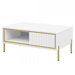 Стол журнальный белый глянцевый Antique Order варинант исполнения - 1 | Loft Concept в Липецке