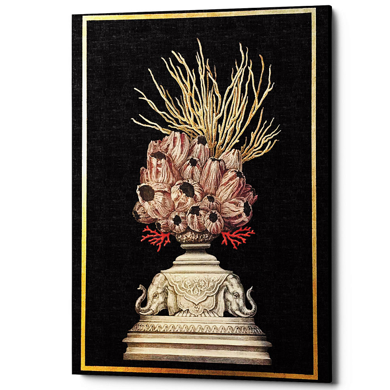 Постер Sea Vase Poster 1 Черный Бежевый в Липецке | Loft Concept 