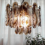 Люстра из круглых стеклянных элементов Vienna варинант исполнения - 6 | Loft Concept в Липецке