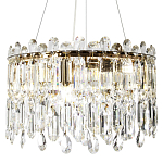 Круглая люстра с хрустальными подвесками Roul Crystal Round Chandelier варинант исполнения - 3 | Loft Concept в Липецке
