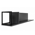 Полка навесная открытая цвета графит Strict Lines  варинант исполнения - 6 | Loft Concept в Липецке