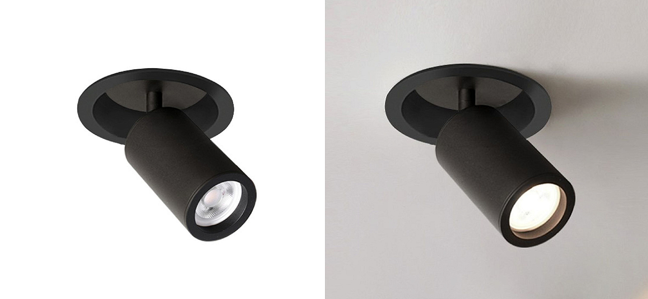 Встраиваемый поворотный спот Modern Spot Black Встраиваемый поворотный спот Modern Spot Black - Loft-Concept в Липецке