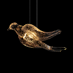 Подвесной светильник с прозрачной стеклянной птичкой Serip Voa варинант исполнения - 7 | Loft Concept в Липецке