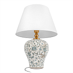 Настольная лампа с цветочной росписью Lamp Flower Painting варинант исполнения - 3 | Loft Concept в Липецке