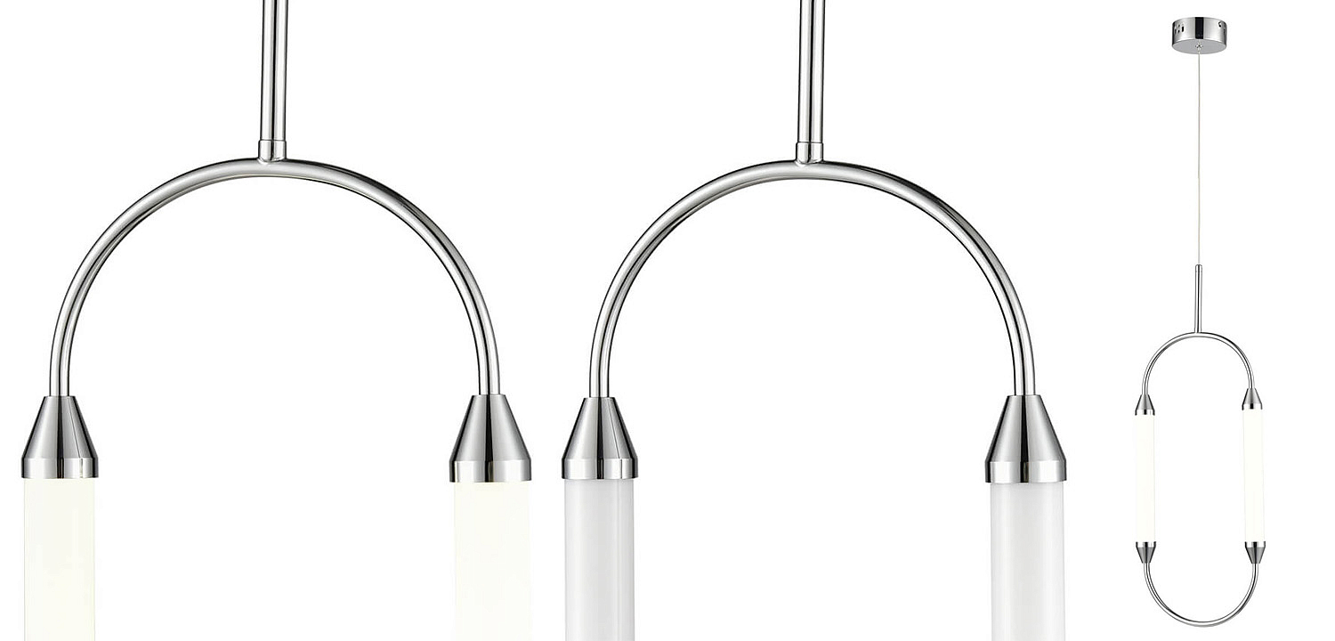 Подвесной светильник Giopato & Coombes CIRQUE Pendant Ellipse Vertical Chrome M Подвесной светильник Giopato & Coombes CIRQUE Pendant Ellipse Vertical Chrome M - Loft-Concept в Липецке