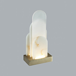 Настольная лампа с белыми вертикальными элементами Alabaster Totem   варинант исполнения - 6 | Loft Concept в Липецке