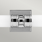 Бра для ванных комнат горизонтальное с двумя матовыми стеклянными цилиндическими плафонами Feiss варинант исполнения - 6 | Loft Concept в Липецке